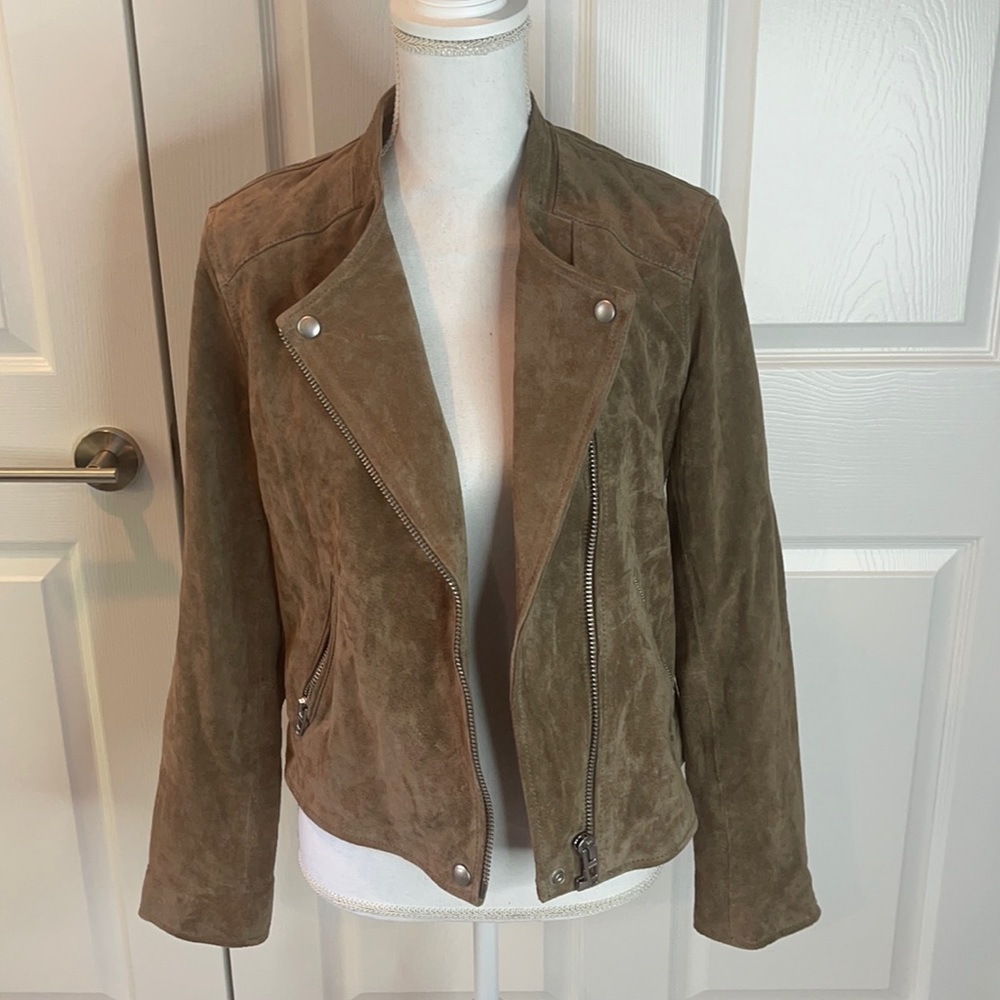 BLANKNYC suede jacket beige small